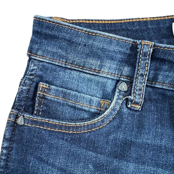 KUT Diana Fab Ab Skinny Jeans Women's Sz 4 Blue Dark Wash high rise Bodycon - Picture 4 of 14